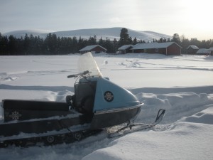 Snøscooter i Østerdalen
